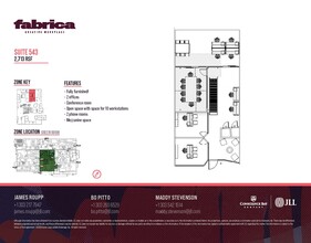 3001 Brighton Blvd, Denver, CO à louer Plan d’étage- Image 2 de 2