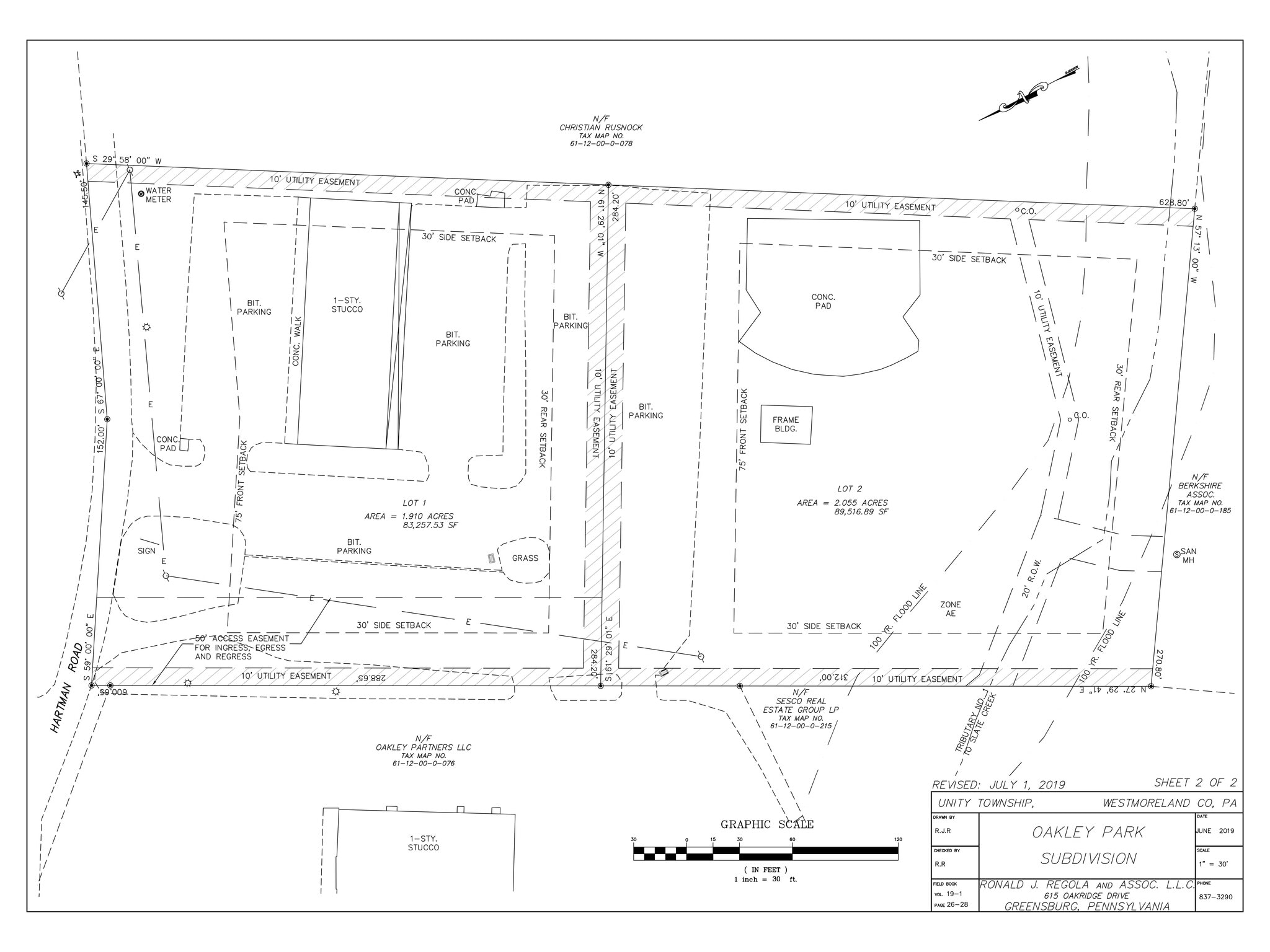 141 Hartman Rd, Greensburg, PA à louer Plan de site- Image 1 de 2