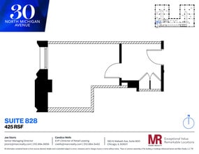 30 N Michigan Ave, Chicago, IL for lease Floor Plan- Image 1 of 4