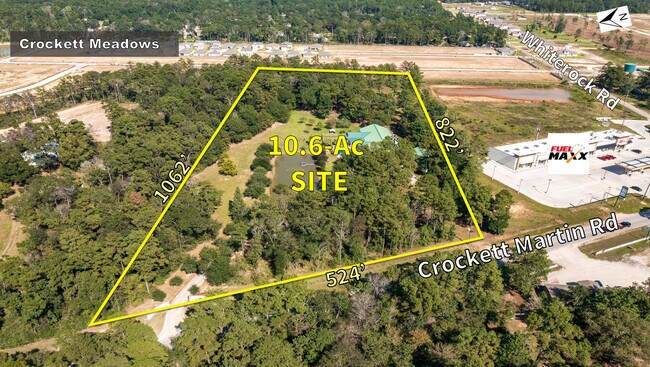Plus de détails pour 11105 Crockett Martin Rd, Conroe, TX - Terrain à vendre
