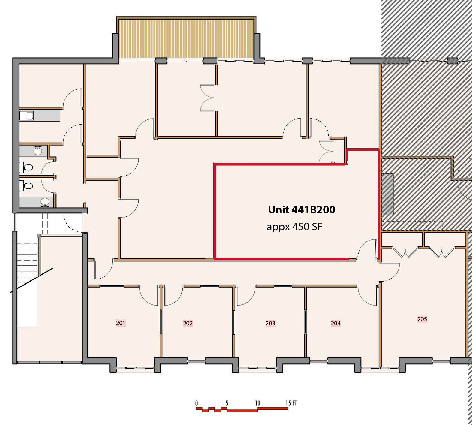 423-491 Carlisle Dr, Herndon, VA à louer Plan d  tage- Image 1 de 1