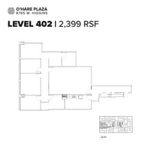 8765 W Higgins Rd, Chicago, IL for lease Floor Plan- Image 1 of 1