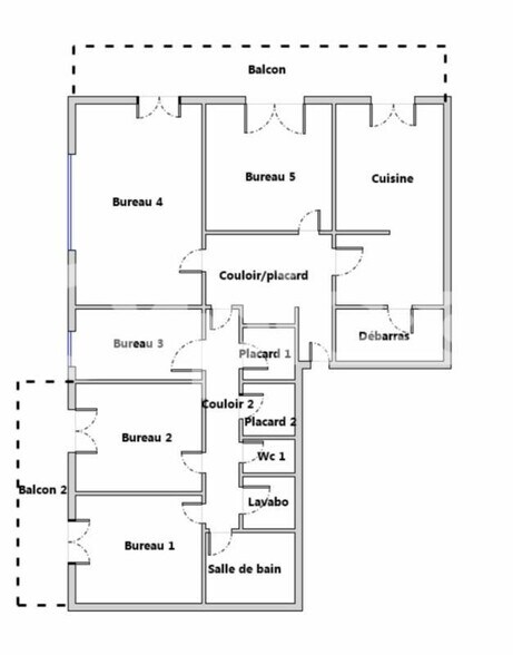Office in Rillieux-la-Pape for lease - Floor Plan - Image 2 of 9