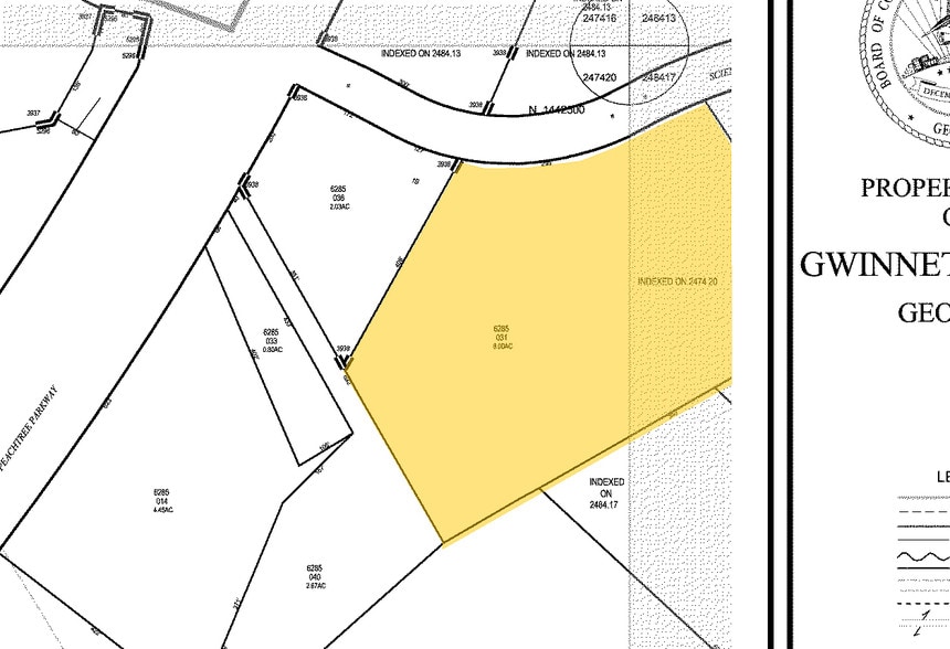 230 Scientific Dr, Peachtree Corners, GA for sale - Plat Map - Image 3 of 7