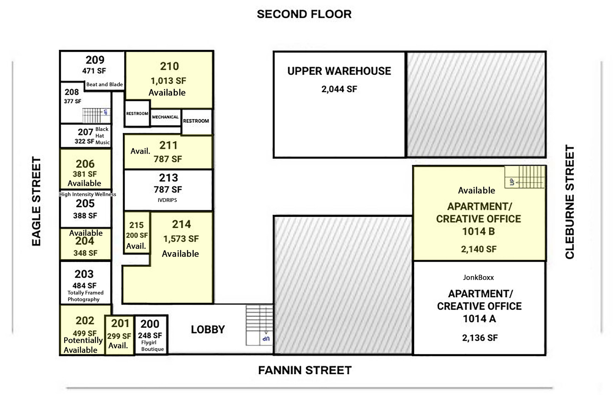 4104-4118 Fannin St, Houston, TX à louer Plan de site- Image 1 de 30