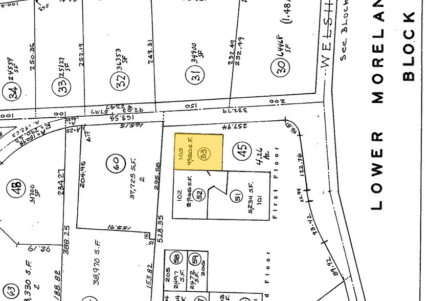 727 Welsh Rd, Huntingdon Valley, PA à vendre - Plan cadastral - Image 2 de 12