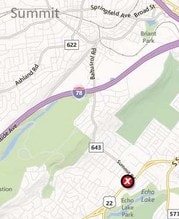 1136 US Highway 22, Mountainside, NJ - AÉRIEN  Vue de la carte