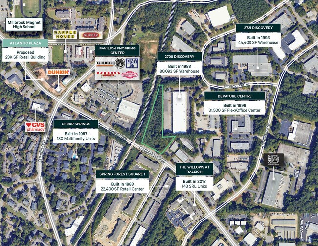 Plus de détails pour 2601 Spring Forest Rd, Raleigh, NC - Terrain à vendre