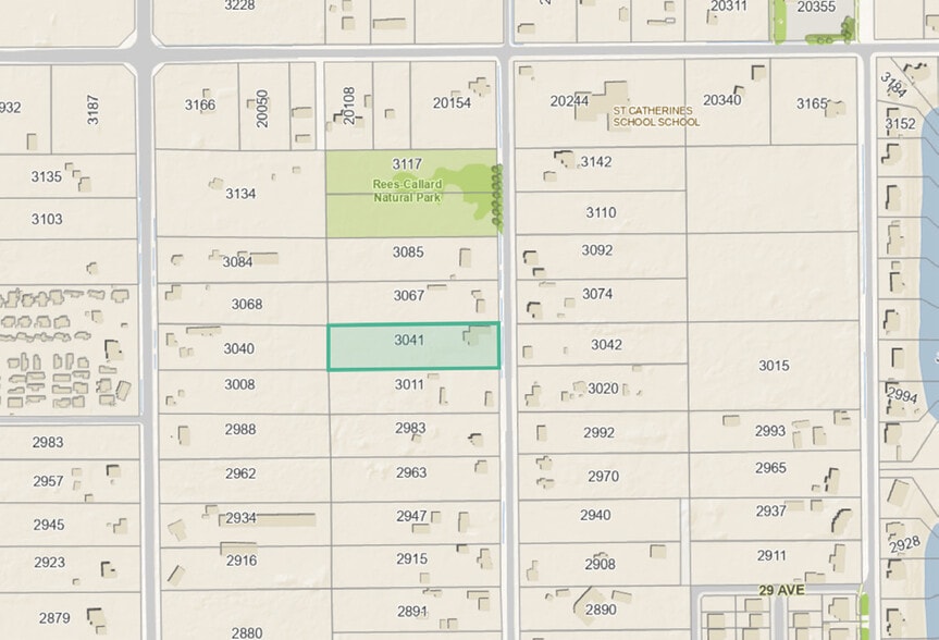 3041 202 St, Langley Twp, BC à vendre - Plan cadastral - Image 2 de 3