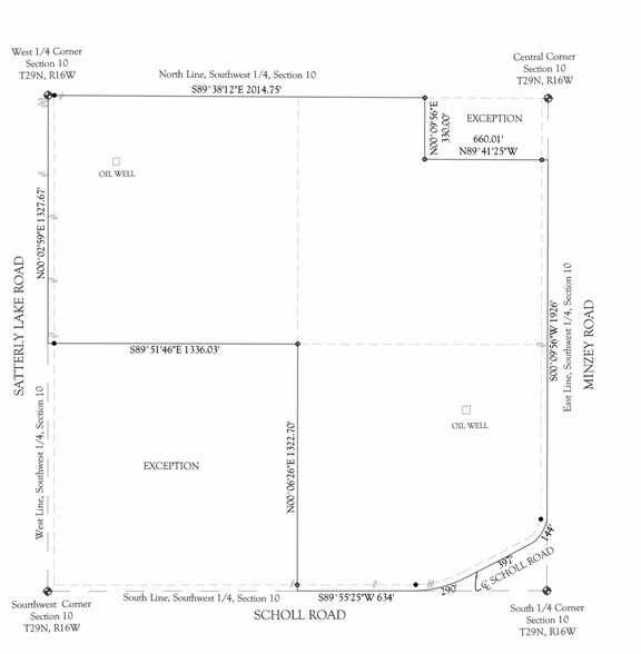 Scholl & Satterly Lake Rd, Mancelona, MI à vendre - Plan cadastral - Image 2 de 2