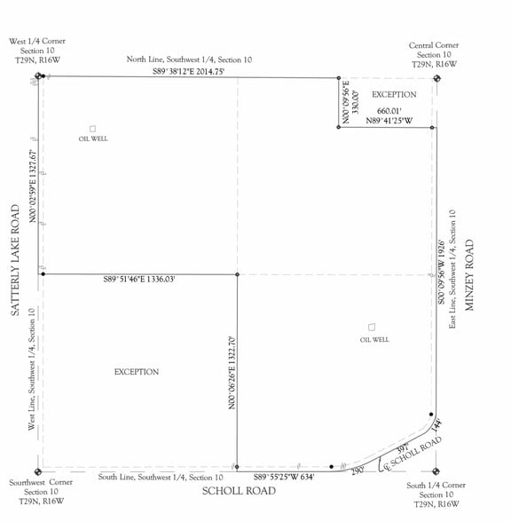 Scholl & Satterly Lake Rd, Mancelona, MI for sale - Plat Map - Image 2 of 2