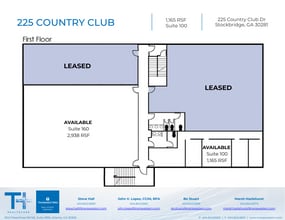 225 Country Club Dr, Stockbridge, GA à louer Plan d’étage- Image 1 de 1