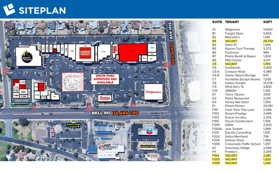 4915-4965 N 51st Ave, Glendale, AZ à louer - Photo du bâtiment - Image 2 de 8