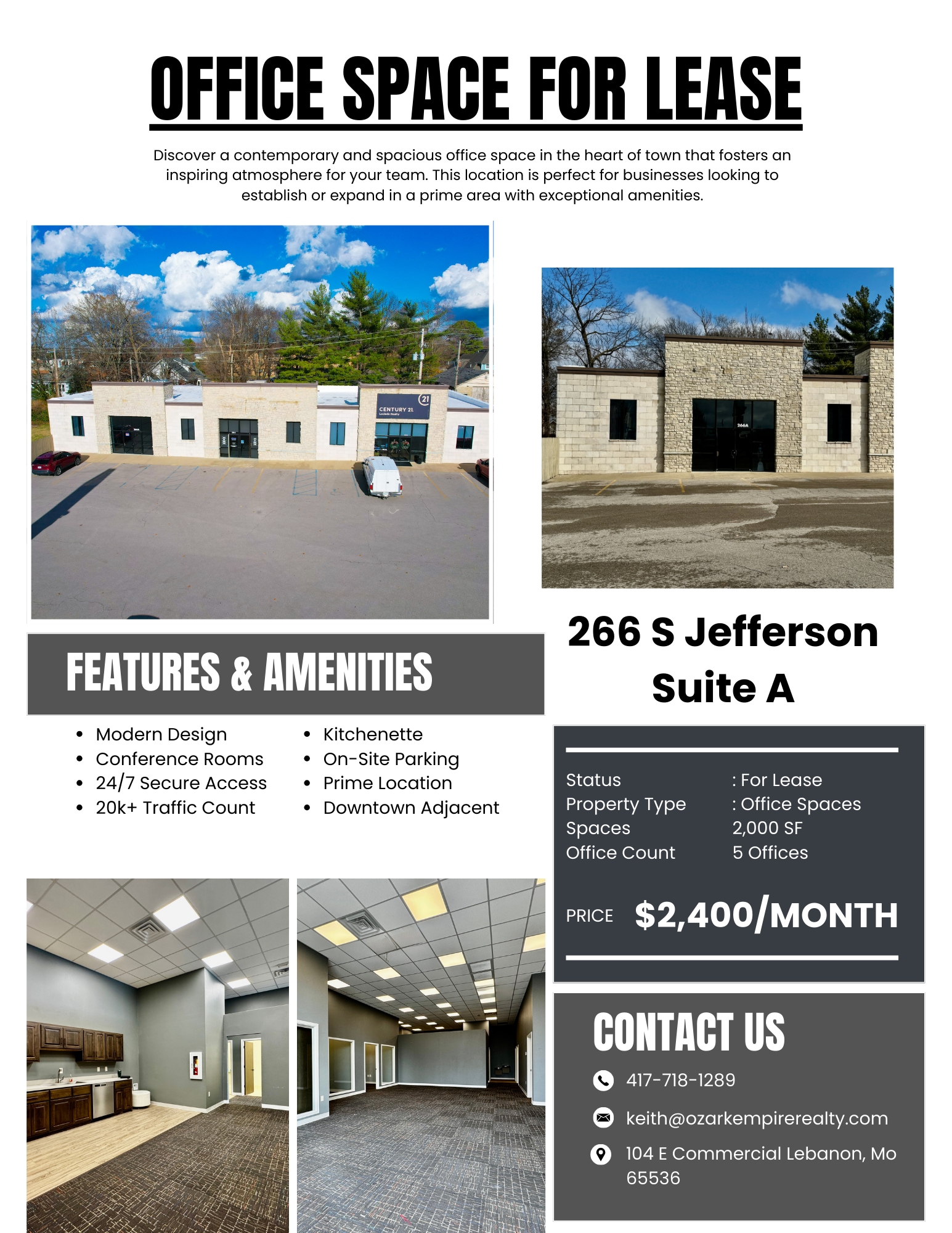 266 S Jefferson Ave, Lebanon, MO for lease Interior Photo- Image 1 of 20