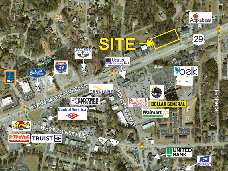 1864 W Wade Hampton Blvd, Greer, SC à vendre Photo du bâtiment- Image 1 de 3