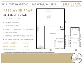 5830 Wynn Rd, Las Vegas, NV for lease Interior Photo- Image 2 of 3