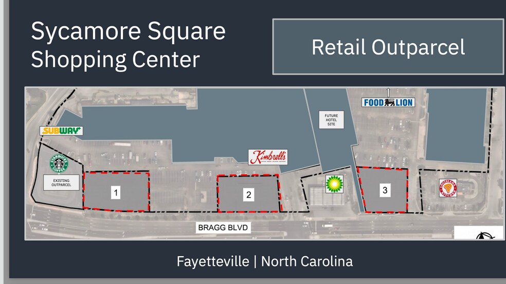 3308 Bragg Blvd, Fayetteville, NC for lease - Aerial - Image 2 of 2