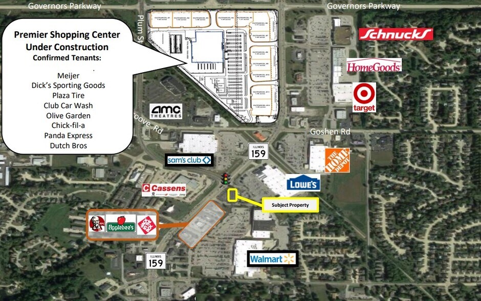 3022 S State Route 159, Glen Carbon, IL à louer - Aérien - Image 2 de 3