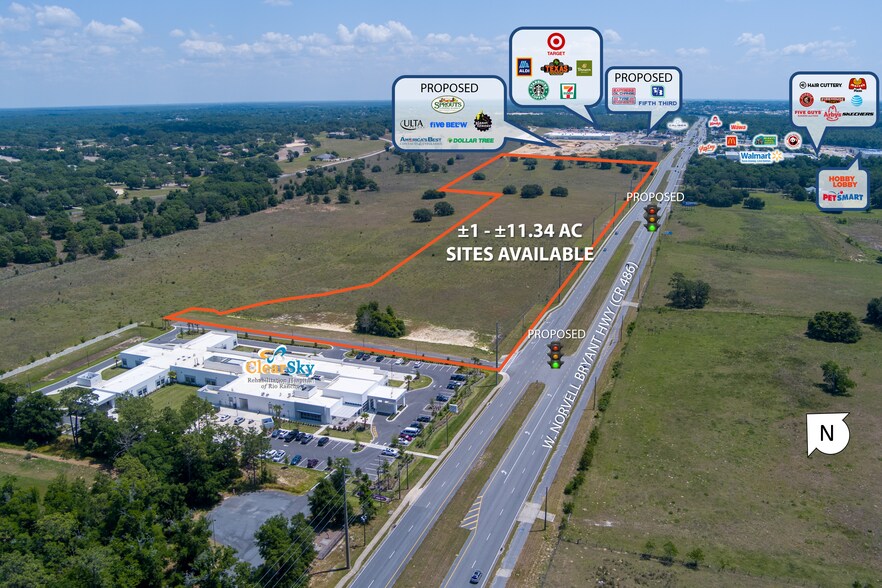 0 W Norvell Bryant Hwy, Lecanto, FL for sale - Aerial - Image 1 of 5