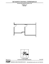 100 N Central Expy, Richardson, TX for lease Floor Plan- Image 1 of 2