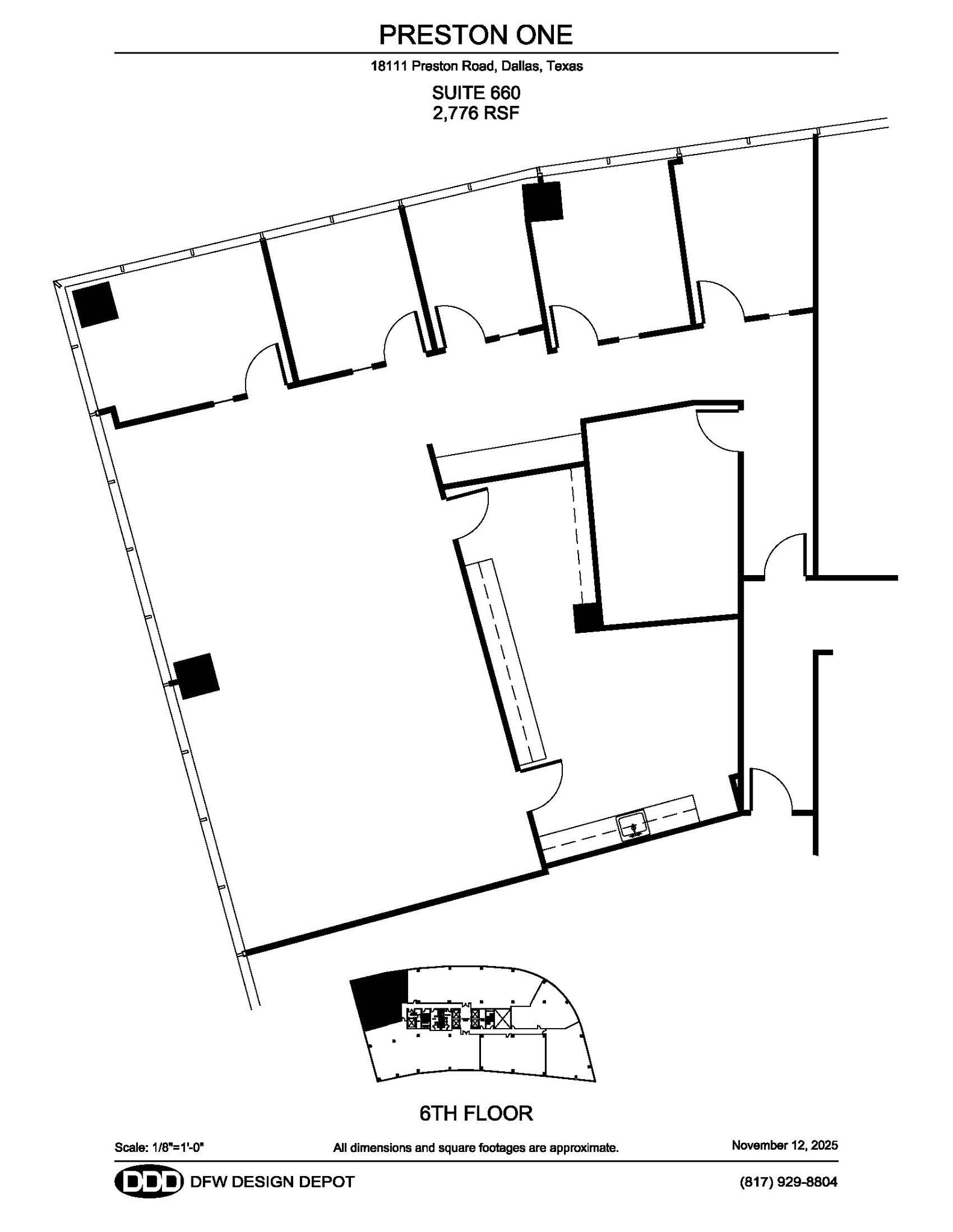 18111 Preston Rd, Dallas, TX for lease Floor Plan- Image 1 of 1