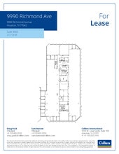 9990 Richmond Ave, Houston, TX for lease Floor Plan- Image 1 of 1