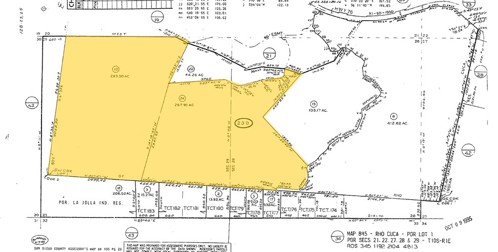 Highway 76, Pauma Valley, CA à vendre - Plan cadastral - Image 1 de 1