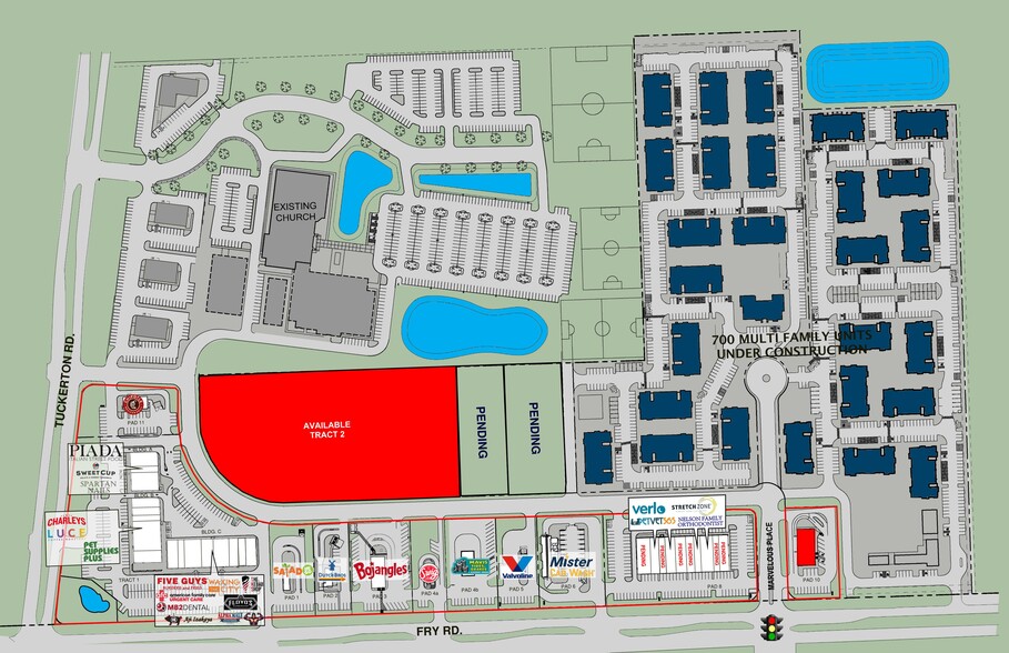 9620 Fry Rd, Cypress, TX à louer - Plan de site - Image 2 de 14