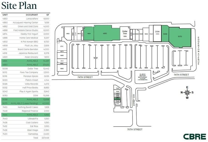 4850-5070 S 74th St, Milwaukee, WI for lease - Site Plan - Image 3 of 16