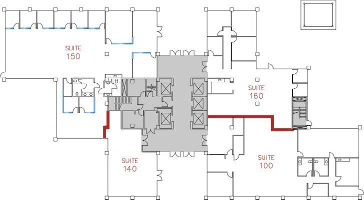 3131 Camino del Rio N, San Diego, CA à louer Plan d’étage- Image 1 de 1