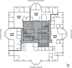 2121 Avenue of the Stars, Century City, CA à louer Plan d’étage- Image 1 de 1