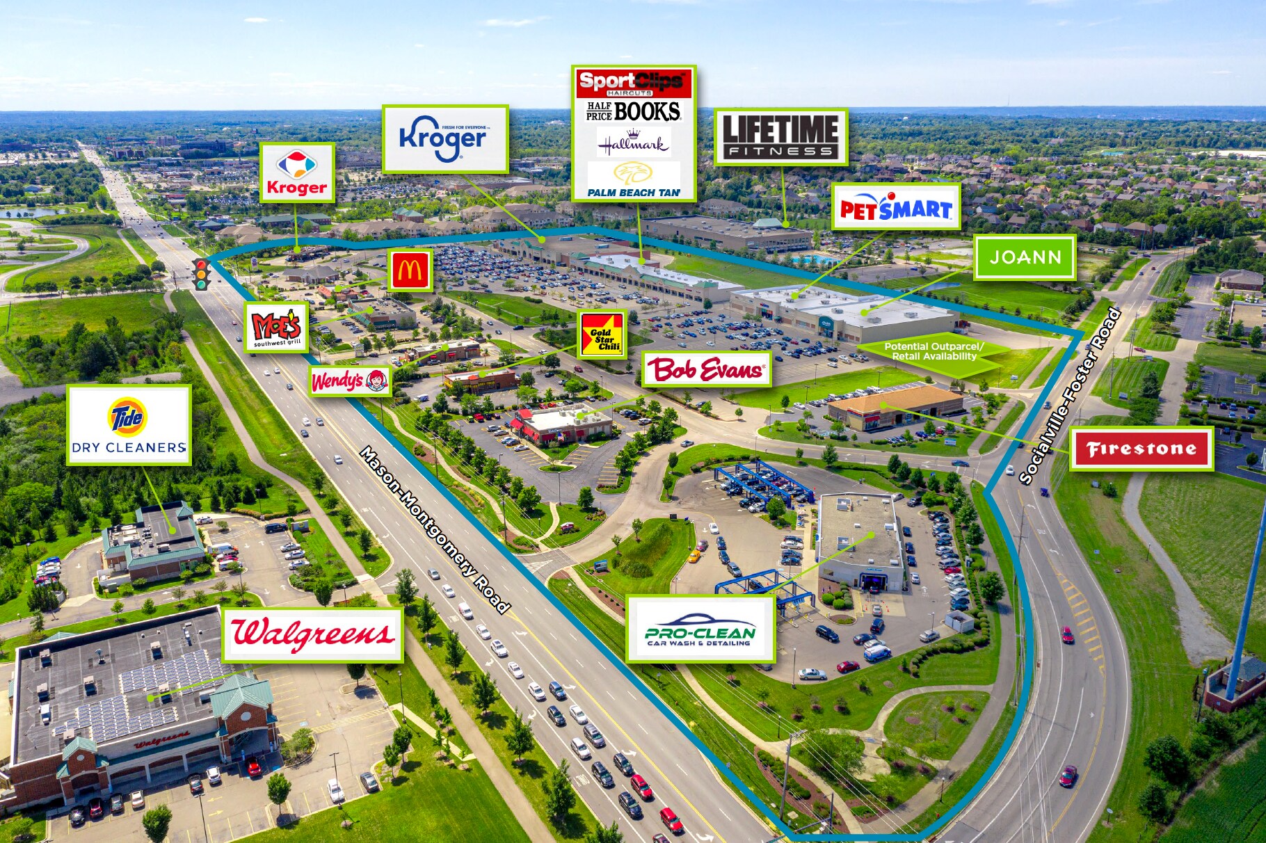 Arbor Square Dr, Mason, OH à vendre Aérien- Image 1 de 2