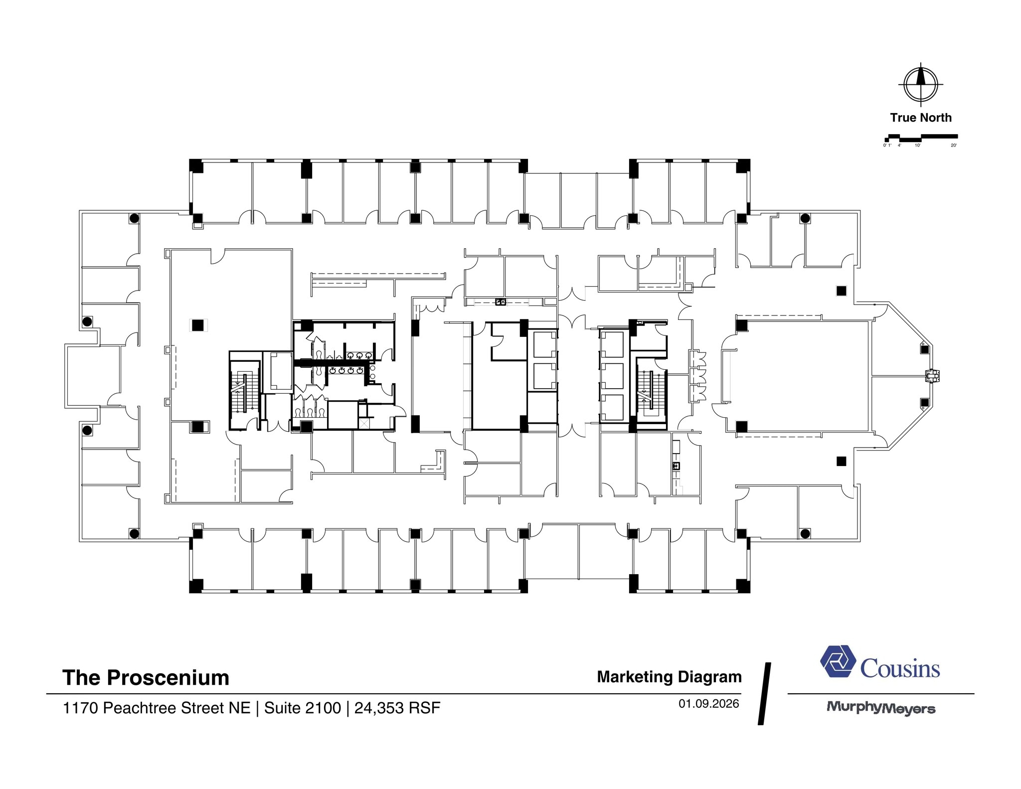 1170 Peachtree St, Atlanta, GA for lease Site Plan- Image 1 of 2