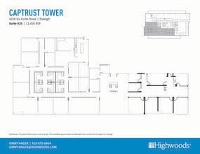 4208 Six Forks Rd, Raleigh, NC for lease Floor Plan- Image 1 of 1