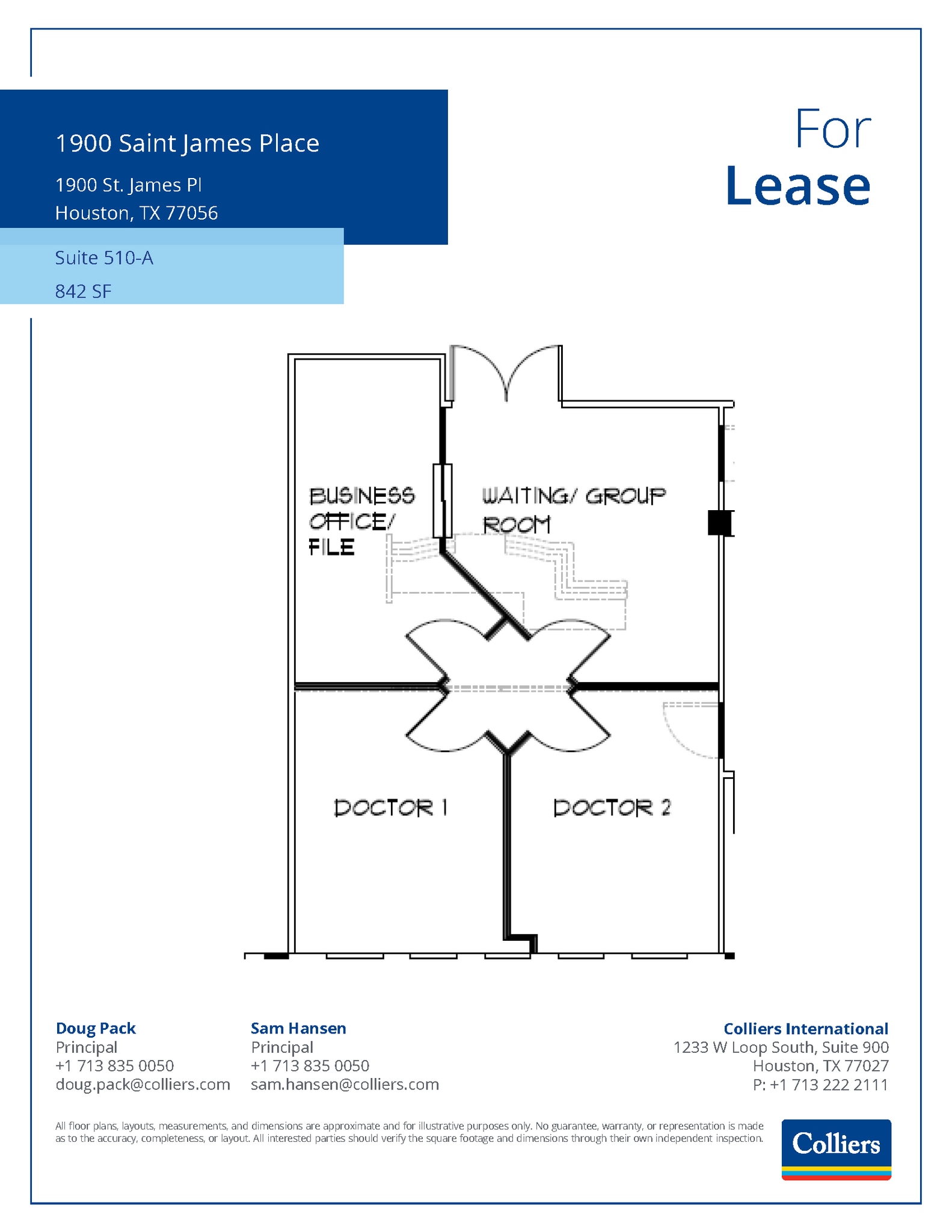 1900 St James Pl, Houston, TX for lease Floor Plan- Image 1 of 1