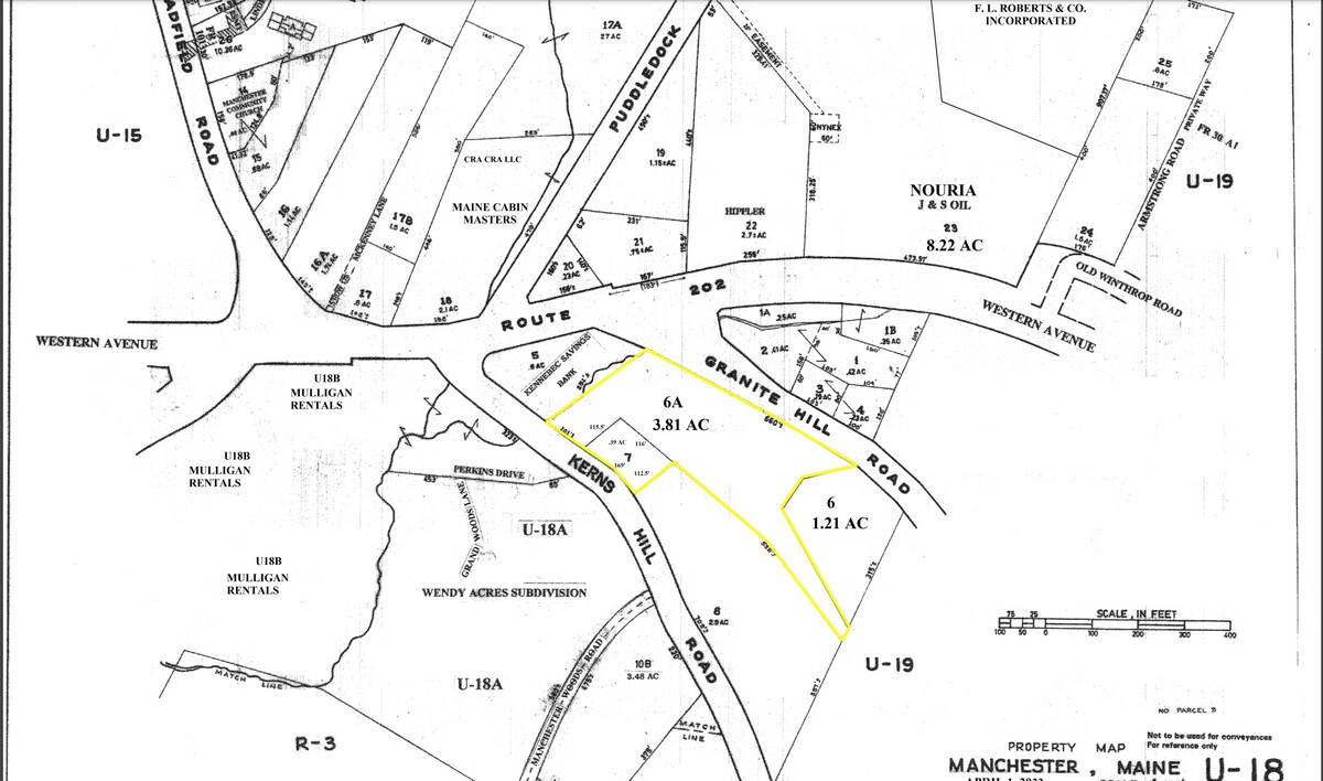 1 Granite Hill Road Rd, Manchester, ME à louer Plan cadastral- Image 1 de 4