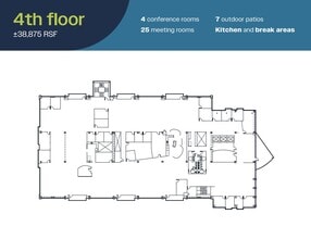 2000 Seaport Blvd, Redwood City, CA à louer Plan d’étage- Image 1 de 1