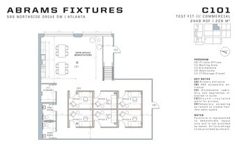 565 Northside Dr, Atlanta, GA for lease Floor Plan- Image 1 of 5