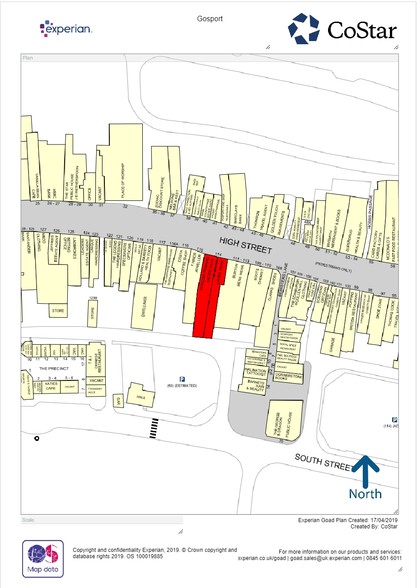 114 High St, Gosport for lease - Goad Map - Image 2 of 2