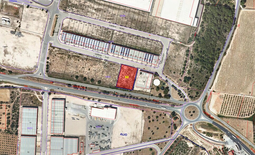 Land in Vila-rodona, Tarragona for sale - Plat Map - Image 1 of 2