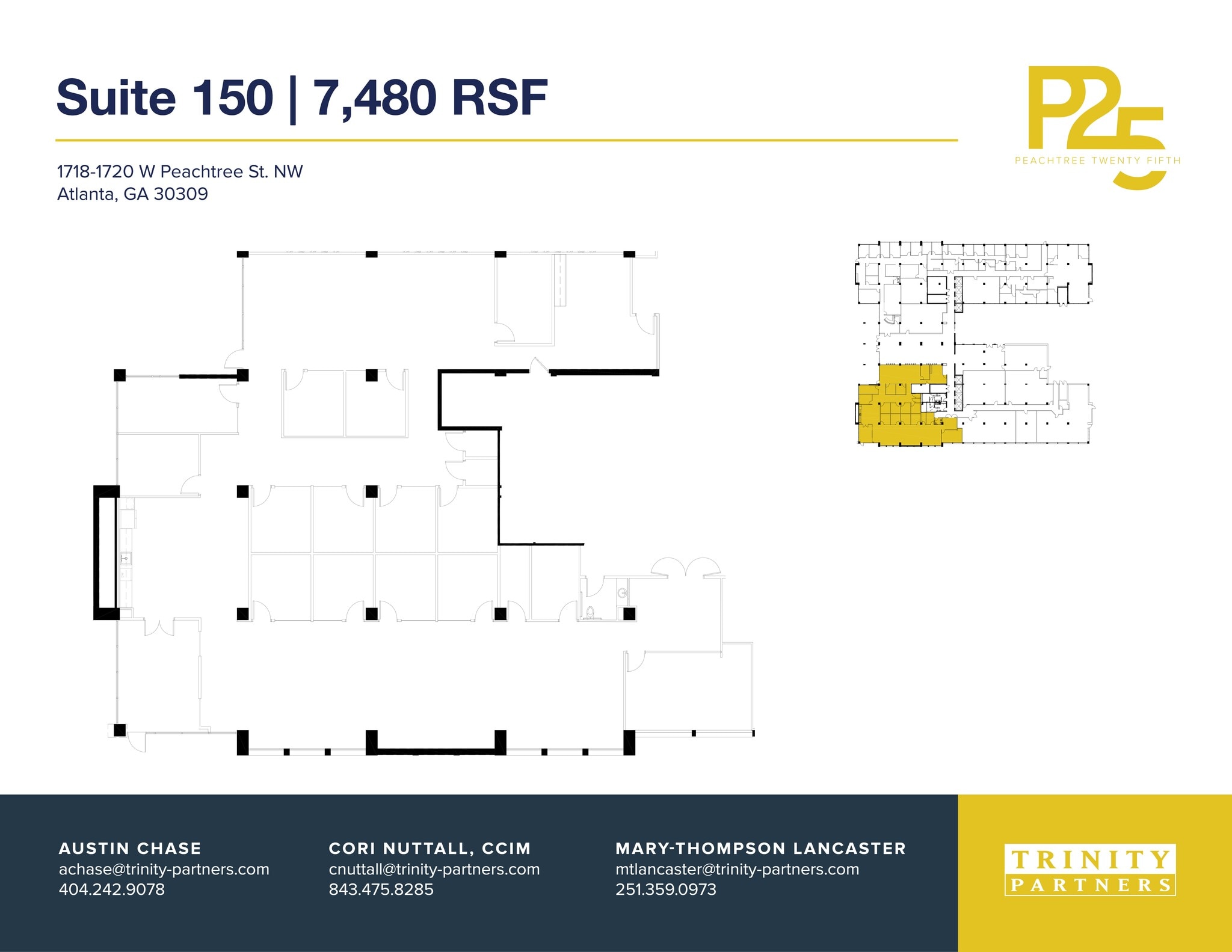 1718-1720 NW Peachtree St, Atlanta, GA à louer Plan de site- Image 1 de 1