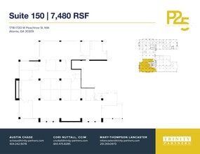 1718-1720 NW Peachtree St, Atlanta, GA à louer Plan de site- Image 1 de 1
