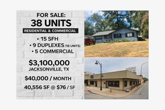 Plus de détails pour 38 UNIT RENTAL PORTFOLIO IN JACKSONVILLE – à vendre, Jacksonville, TX