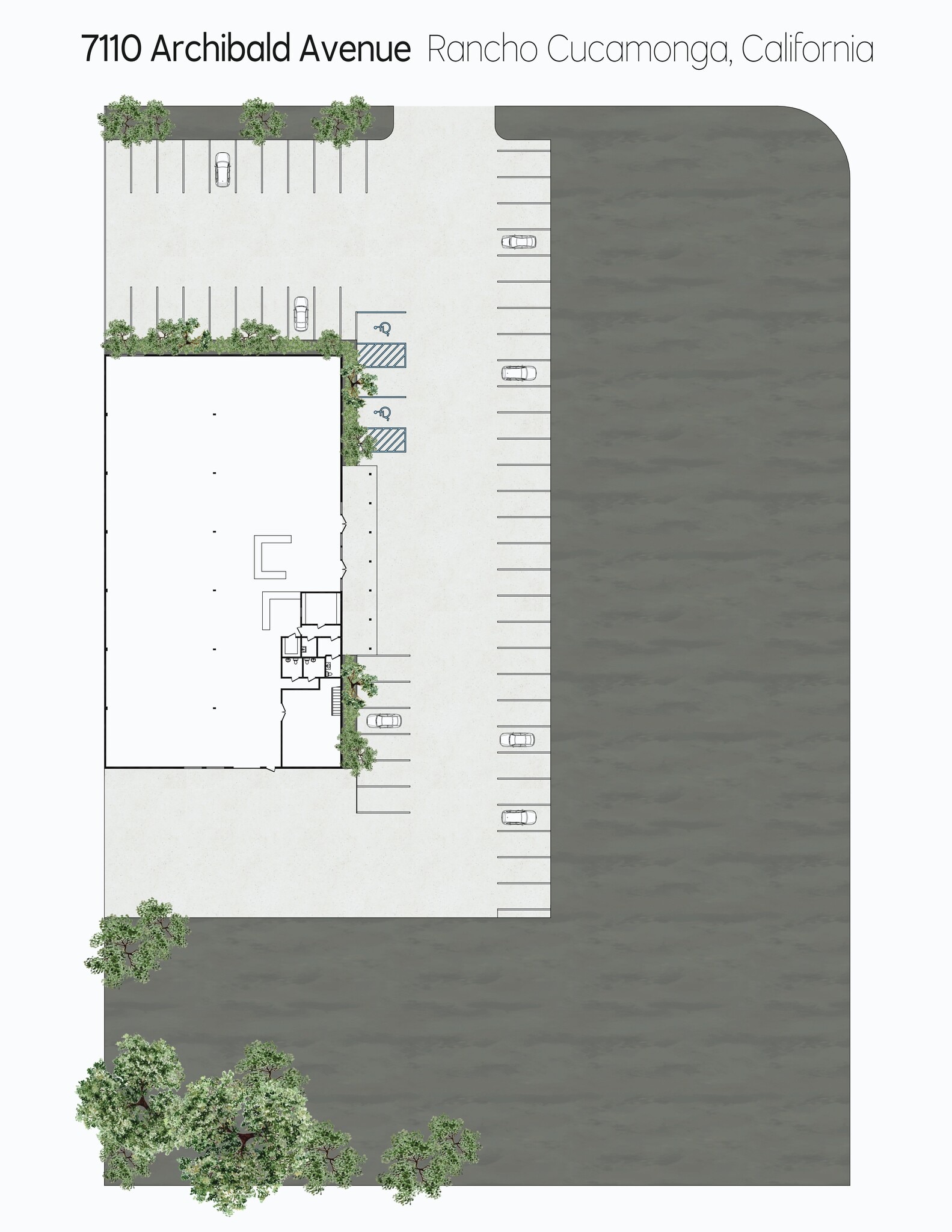 7110 Archibald Ave, Rancho Cucamonga, CA for lease Site Plan- Image 1 of 1