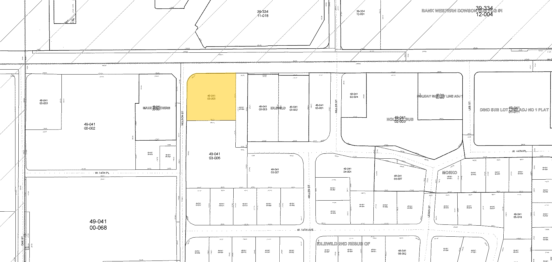 10590 W Colfax Ave, Denver, CO à vendre Plan cadastral- Image 1 de 1