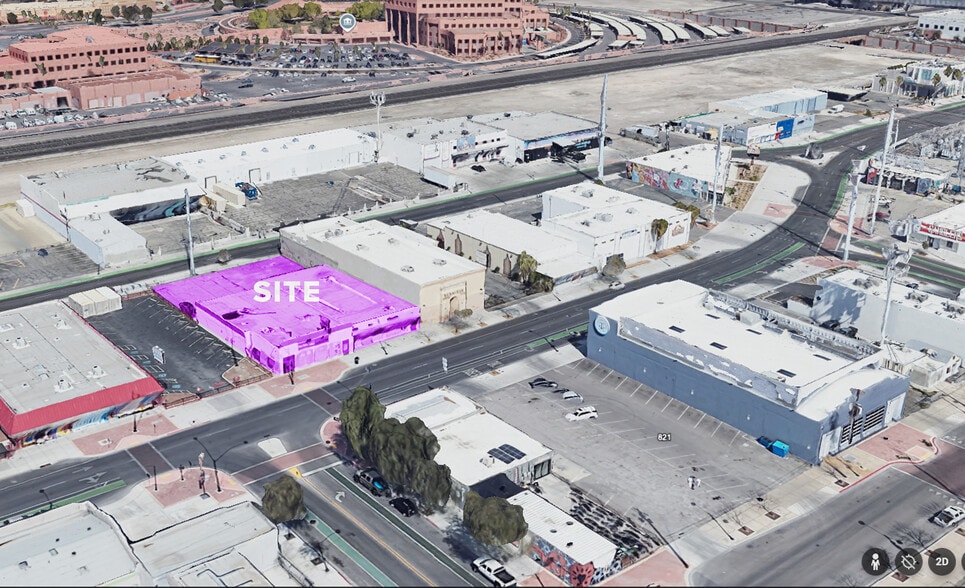 826-830 S Main St, Las Vegas, NV for lease - Aerial - Image 3 of 9