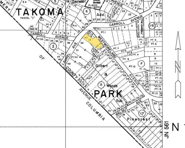7010 Westmoreland Ave, Takoma Park, MD à vendre - Plan cadastral - Image 2 de 22