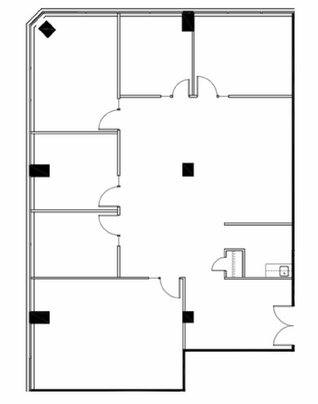 6299 Airport Rd, Mississauga, ON à louer Plan d’étage- Image 1 de 1