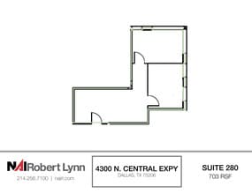 4300 N Central Expy, Dallas, TX for lease Floor Plan- Image 1 of 1