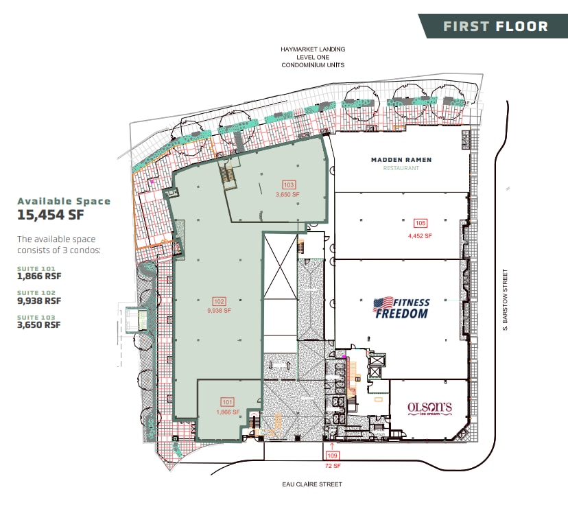 202 Eau Claire St, Eau Claire, WI à louer Plan d’étage- Image 1 de 1